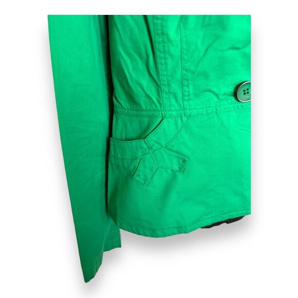 CAbi Womens Jacket Sz S Verde Green Single Button Blazer - Picture 5 of 10